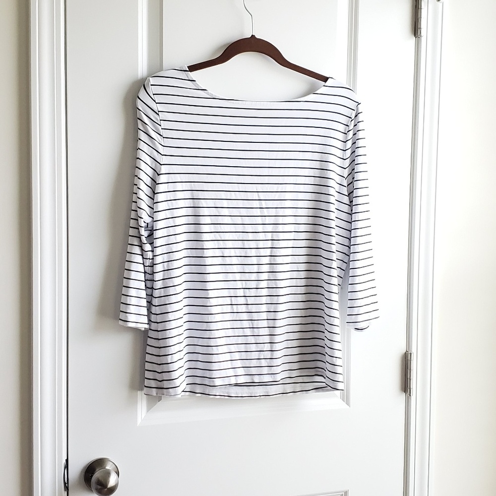 Casual long sleeve stripped Top
